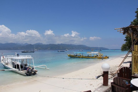 Gili Trawangan, Blick nach Lombok